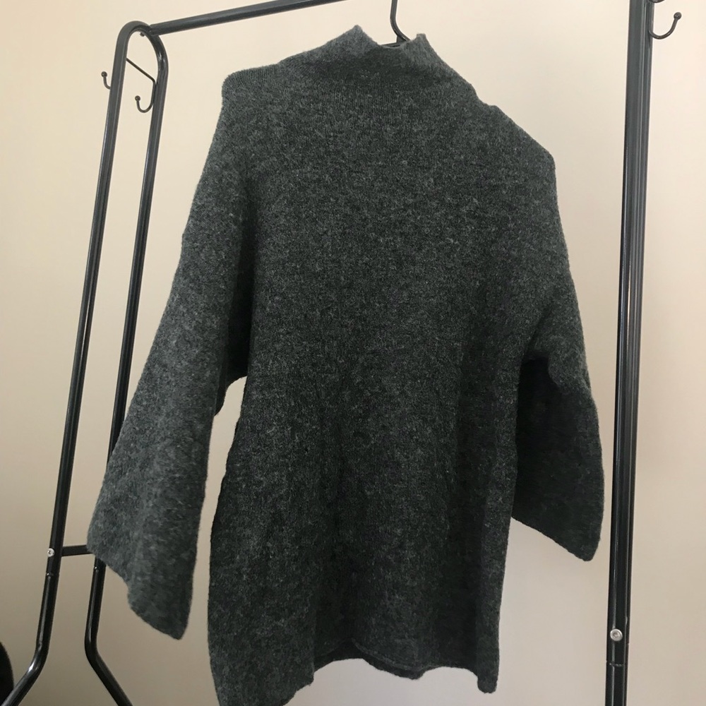 Dark green sweater